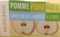 Purée de pommes et poires, sans sucres ajoutés