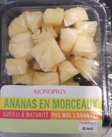 Ananas en morceaux