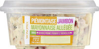 Piémontaise au jambon mayonnaise allégée