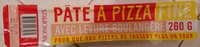 Pâte à pizza fine