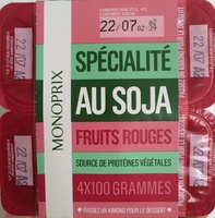 Spécialité au Soja Fruits Rouges