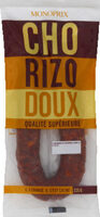 Chorizo doux, pur porc
