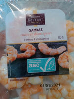 Gambas décortiquées cuites réfrigérées, fermes et croquantes