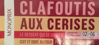 Clafoutis aux cerises