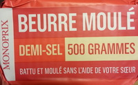 Beurre moulé demi-sel