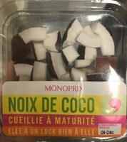 Noix de coco bio cueillie à maturité