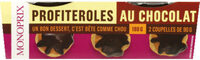 Profiteroles au chocolat