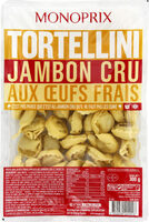 Tortellini jambon cru aux oeufs frais