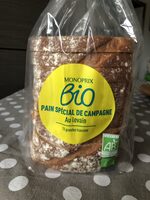 Pain spécial de campagne au levain bio