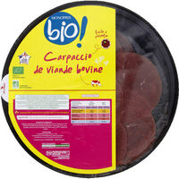Carpaccio de viande bovine