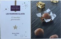 Les marrons glacés 12 bouchées gourmandes