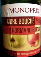 Cidre bouché de Normandie doux