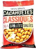 Cacahuètes grillées et salées
