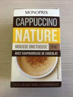 Café soluble, cappuccino nature