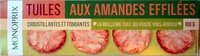 Tuiles aux amandes effilées