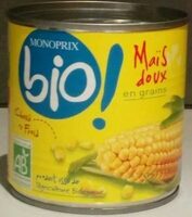Maïs doux en grains