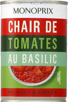 Chair de tomates, au basilic