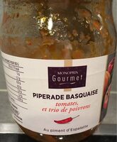 Piperade basquaise tomates🍅 et duo de poivrons au piment d'Espelette