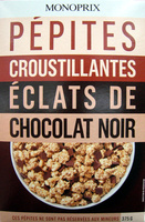 Pépites croustillantes éclats de chocolat noir