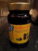 Confiture de myrtilles au sucre de canne