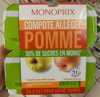 Compote de pommes allégée en sucres