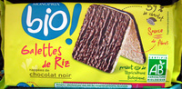 Galettes de riz nappées de chocolat noir Bio Monoprix