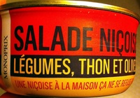 Salade Niçoise (Légumes, Thon et Olives)