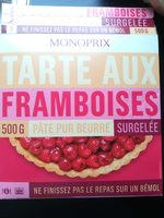 Tarte aux framboises