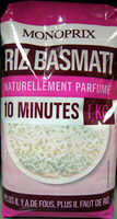 Riz Basmati 10 minutes 1 Kg Monoprix