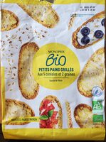 Petits pains grillés multi céréales Bio Monoprix