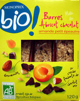 Barres Abricot Chocolat