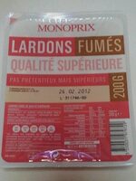 Lardons fumés, qualité supérieure