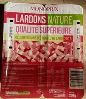 Lardons nature qualité supérieure