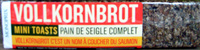 Vollkornbrot Mini-toasts pain de seigle complet Monoprix