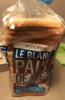 Pain de mie Le blanc, grand format