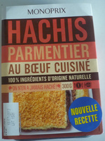 Hachis parmentier au bœuf cuisiné
