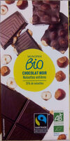 Chocolat noir aux Noisettes entières Bio