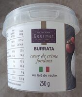 Burrata au lait de vache (17% MG)