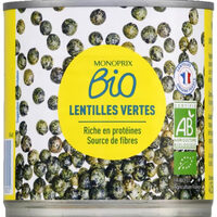 Lentilles vertes
