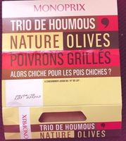 Trio de houmous