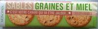 Sablés graines et miel