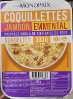 Coquillettes Jambon Emmental, surgelées