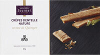 Crêpes dentelle nature, recette de Quimper.