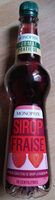 Sirop de fraise