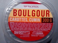 Boulgour carottes, cumin