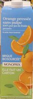 Orange Sans Pulpe