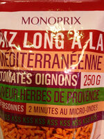 Riz cuisiné à la méditerranéenne