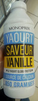 Yaourt saveur vanille