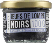 Oeufs de lompe noirs