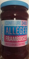 Confiture allégée framboises